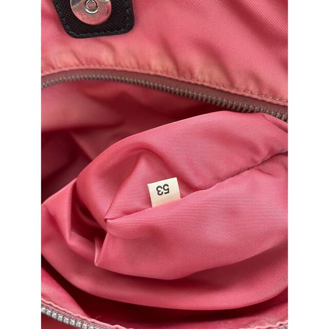 PRADA(プラダ)の保存袋付き　PRADA プラダ　トートバッグ　ピンク レディースのバッグ(トートバッグ)の商品写真