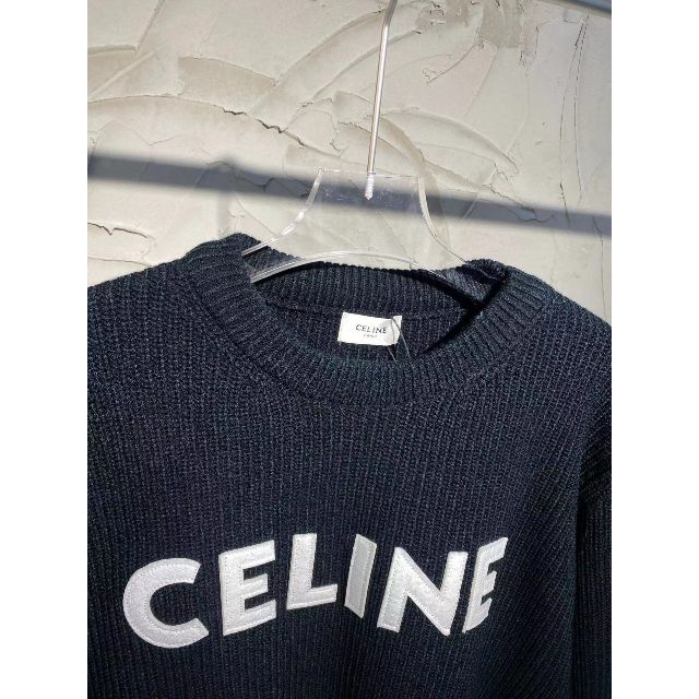 新品 celine オーバーサイズ セーター ニット S セリーヌ パーカー M