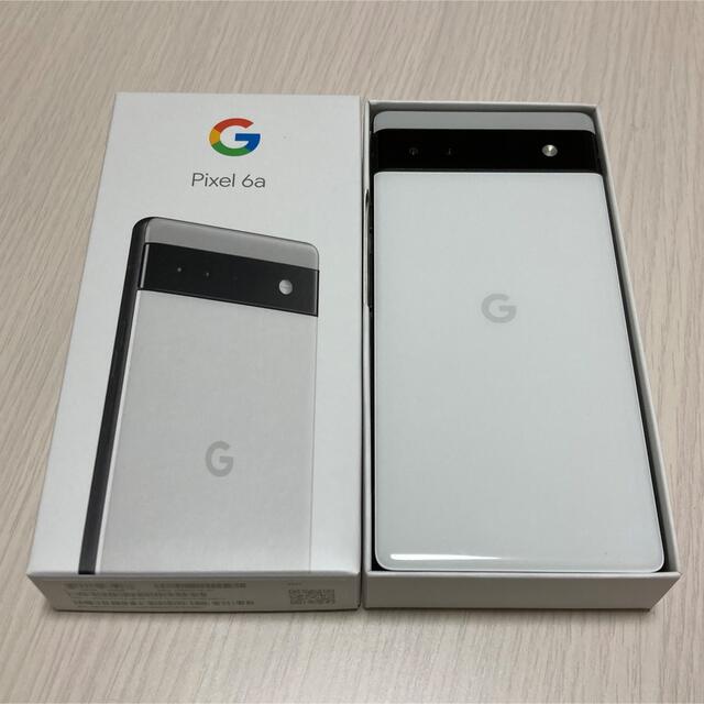 Google Pixel 6a ホワイト 128 GB SIMフリー  スマホ/家電/カメラのスマートフォン/携帯電話(スマートフォン本体)の商品写真