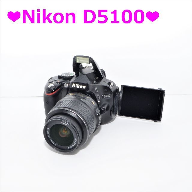 新登場 NIKON D5100 デジタル一眼レフカメラ
