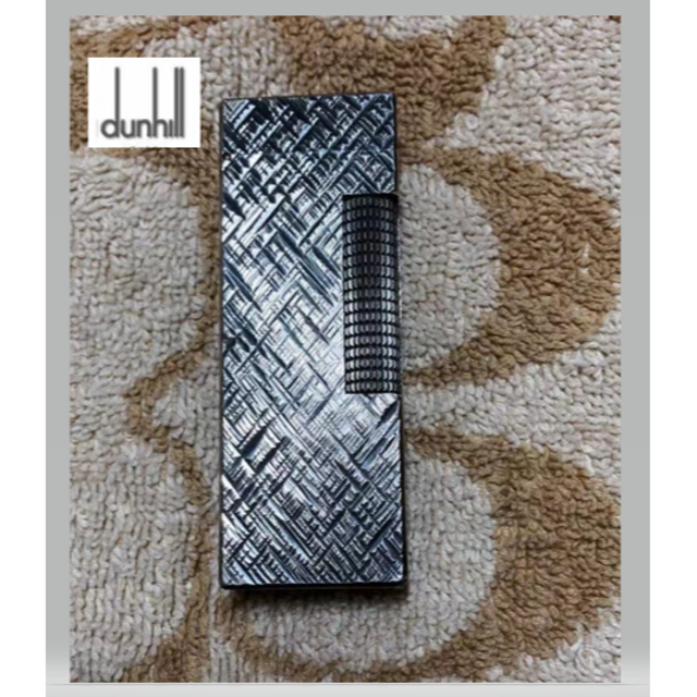 美品！　ダンヒル　クロスカット　ガスライター　Dunhill ダンヒル 彫デザイン クロスカット ローラーガスライター