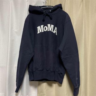 モマ(MOMA)のMoMA Champion パーカー S ネイビー　プルパーカー　(パーカー)