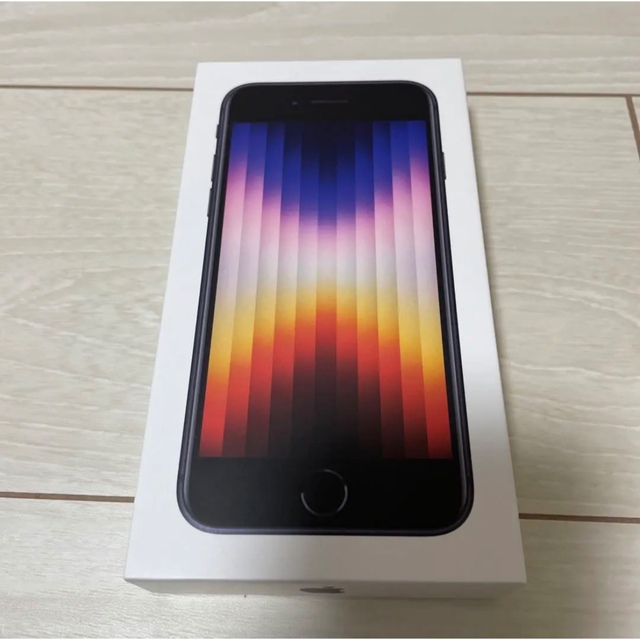 Apple iPhone SE 第3世代 64GB ミッドナイト MMYF3…-