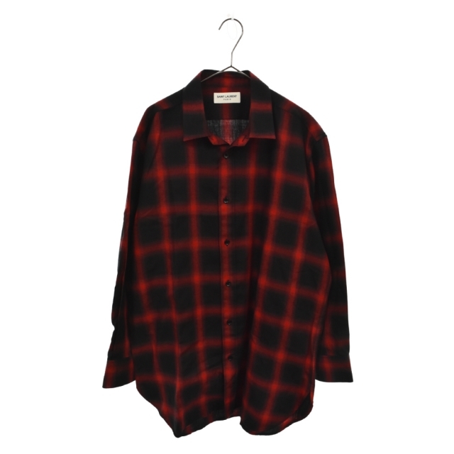 SAINT LAURENT PARIS サンローランパリ 17SS オンブレチェック総柄