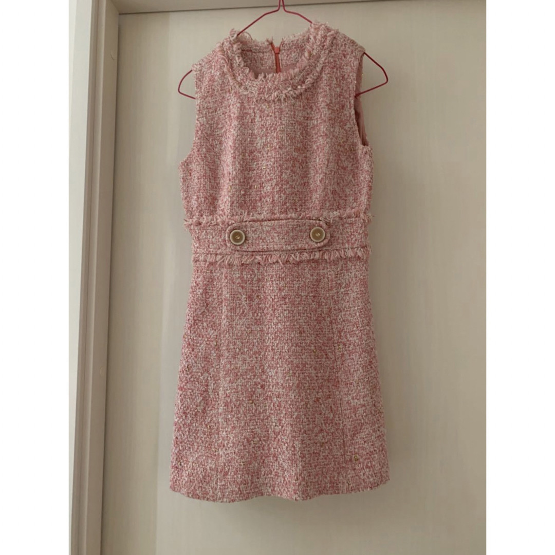 michellMacaron(ミシェルマカロン)のwichellMacaron ツイードワンピース レディースのワンピース(ミニワンピース)の商品写真