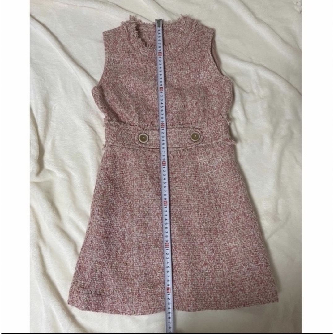 michellMacaron(ミシェルマカロン)のwichellMacaron ツイードワンピース レディースのワンピース(ミニワンピース)の商品写真