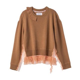 MUVEIL WORK - ♡ミュベール♡2022-23AW♡シアー切り替えプルオーバー♡