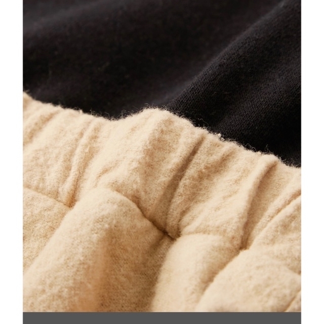ニッセン(ニッセン)のニッセン　裏起毛パーカードッキングワンピース キッズ/ベビー/マタニティのキッズ服女の子用(90cm~)(ワンピース)の商品写真