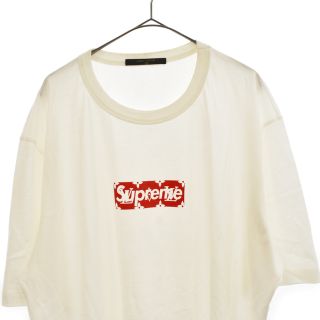 SUPREME シュプリーム 17AW ×LOUIS VUITTON Box Logo Hooded Sweatshirt モノグラム ルイヴィトン ボックスロゴプルオーバーパーカー RM172 JIU HDY91W レッド