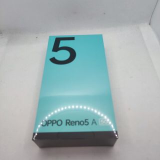 オッポ(OPPO)のOPPO reno5 a eSIM シルバーブラック 新品未開封 Y!mobil(スマートフォン本体)