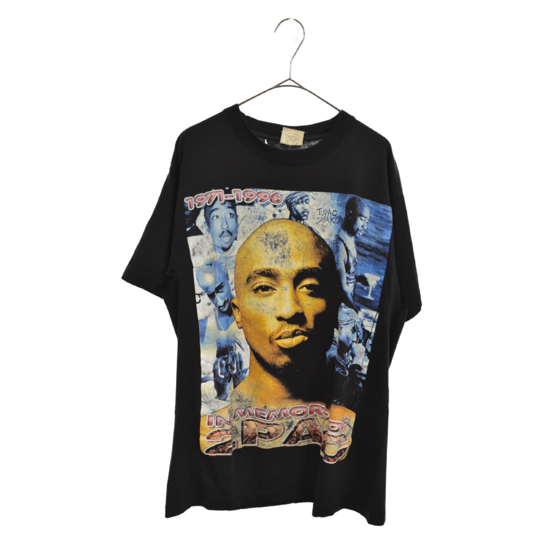 VINTAGE ヴィンテージ 90s TUPAC IN MEMORY OF 2PAC Vintage T-shirt ツーパック インメモリーオブ 2パック ヴィンテージ 半袖Tシャツ ブラック