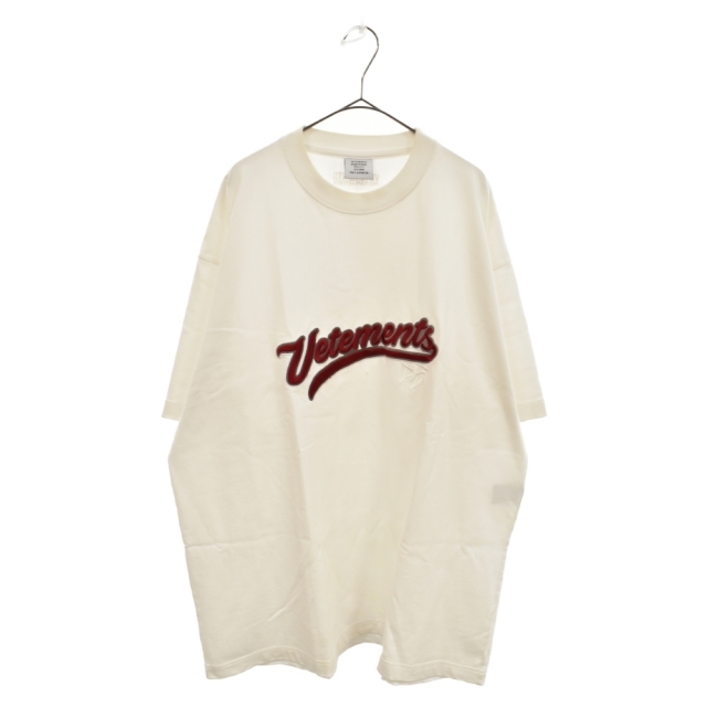 VETEMENTS ヴェトモン 17AW Baseball Logo Embroidered S/S Tee ベース ...