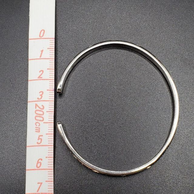 63%OFF!】 シルバー925 ブレスレット バングル vintage 幅4mm kids