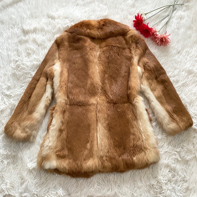 毛皮　リアルファーコート　ミンク　アニマル　13号 レディースのジャケット/アウター(毛皮/ファーコート)の商品写真
