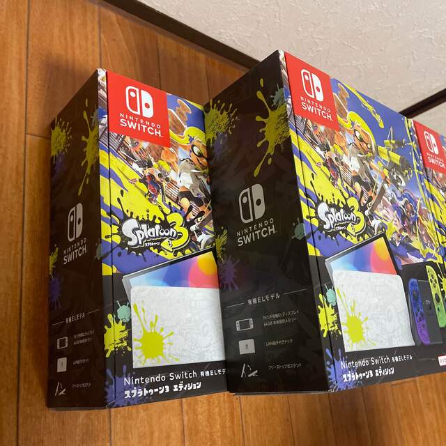 任天堂スイッチ 有機ELスプラトゥーン3エディション 7台