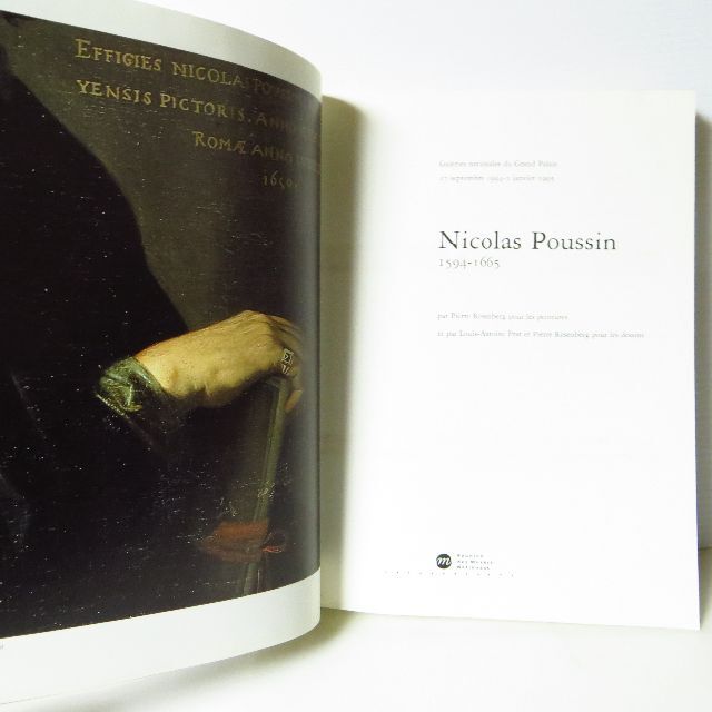 洋書 美品 Nicolas poussin 1594-1665 エンタメ/ホビーの本(人文/社会)の商品写真