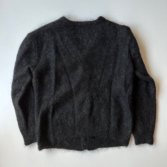 BEAMS(ビームス)のまこと様専用 BEAMS black mohair cardigan メンズのトップス(カーディガン)の商品写真