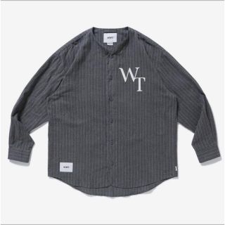 ダブルタップス(W)taps)のWTAPS LEAGUE LS FLANNEL. STRIPE GRAY M(シャツ)