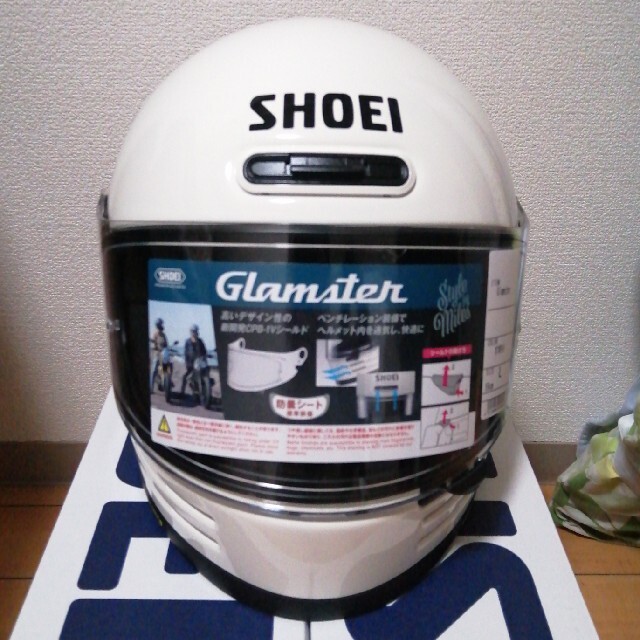 【未使用品】SHOEI　グラムスター　オフホワイト　Lサイズ