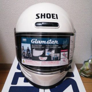 カラータイプソリッドSHOEI GLAMSTER オフホワイトXLサイズ 新品未使用 グラムスター