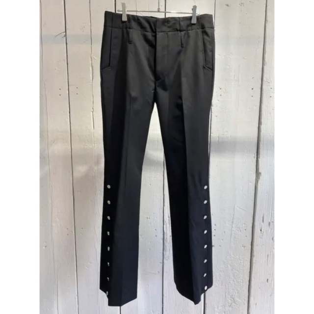 YUKI HASHIMOTO FLARED SLIM TROUSERS YUKI HASHIMOTO FLARED SLIM TROUSERS