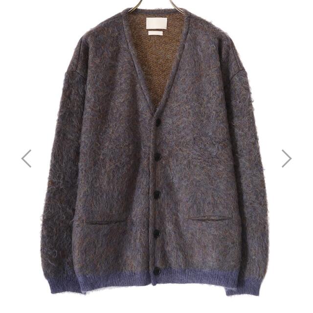 カーディガン22AW 4color Mix Jacquard Mohair Cardigan