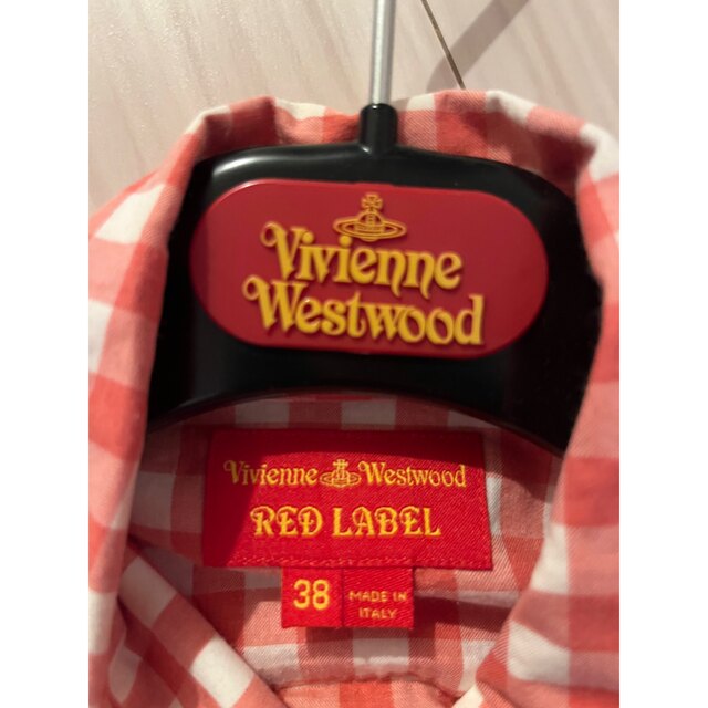 Vivienne Westwood(ヴィヴィアンウエストウッド)のヴィヴィアン♡ギンガムシャツ レディースのトップス(シャツ/ブラウス(長袖/七分))の商品写真