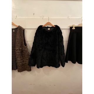 ロンハーマン(Ron Herman)の最終価格🖤🫰🏻✨RonHerman rabbit fur coat.(毛皮/ファーコート)