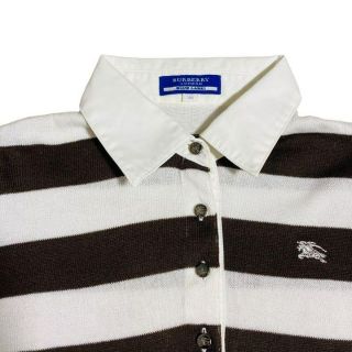 バーバリーブルーレーベル(BURBERRY BLUE LABEL)のBURBERRY BLUE LABEL ポロシャツ　ボーダー(ポロシャツ)