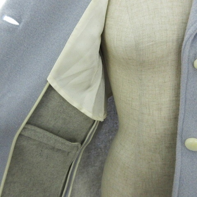 NIMES(ニーム)のニーム NIMES コート チェスター テーラードカラー 長袖 ロング 青 レディースのジャケット/アウター(その他)の商品写真