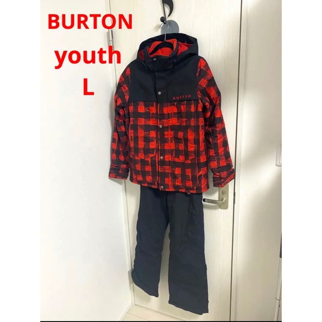 150cm相当】BURTON キッズ スノーボード ウエア 上下 キッズL-