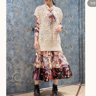 グレースコンチネンタル チェックトレンチ ベスト36 美品 レディース トップス