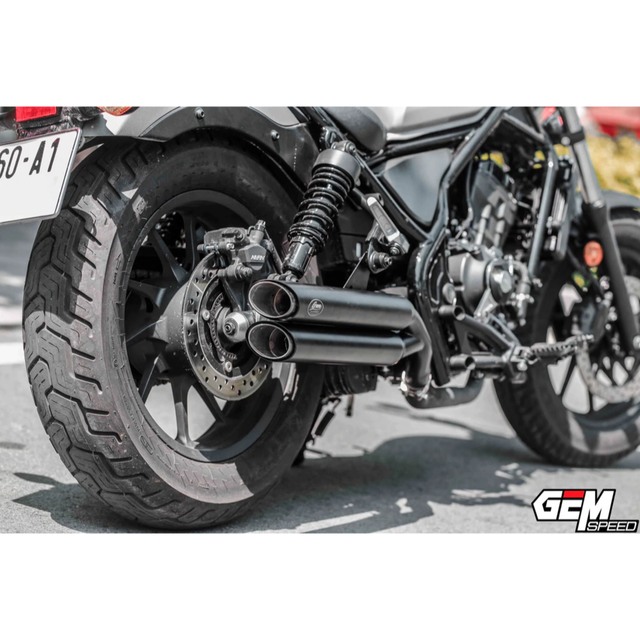 24時間以内発送　新品レブル250/500用　マフラーgemspeed製 V1