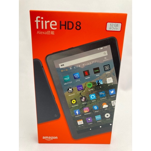 Fire HD 8 タブレット 第10世代 32GB ホワイト スマホ/家電/カメラのPC/タブレット(タブレット)の商品写真