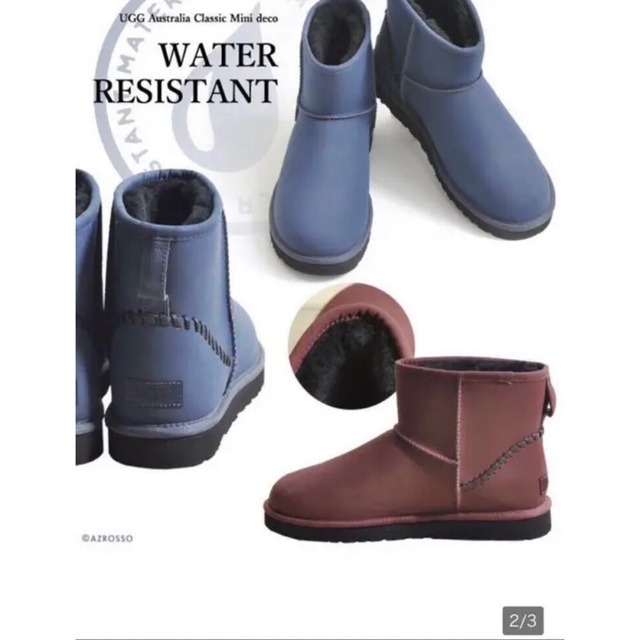 UGG(アグ)のUGG メンズ ブーツ ムートン 耐水 撥水 オイルドレザー　サイズ26センチ メンズの靴/シューズ(ブーツ)の商品写真