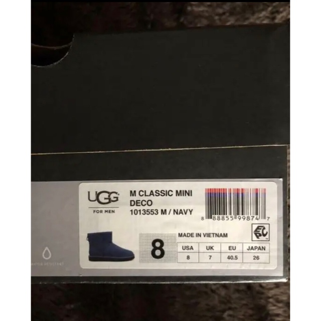UGG(アグ)のUGG メンズ ブーツ ムートン 耐水 撥水 オイルドレザー　サイズ26センチ メンズの靴/シューズ(ブーツ)の商品写真