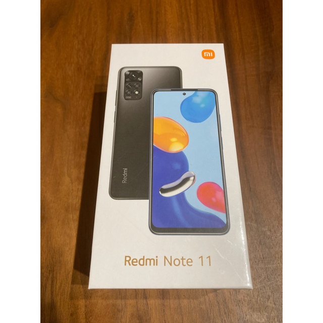 スマートフォン/携帯電話新品未開封 Redmi Note 11 グラファイトグレー 64GB