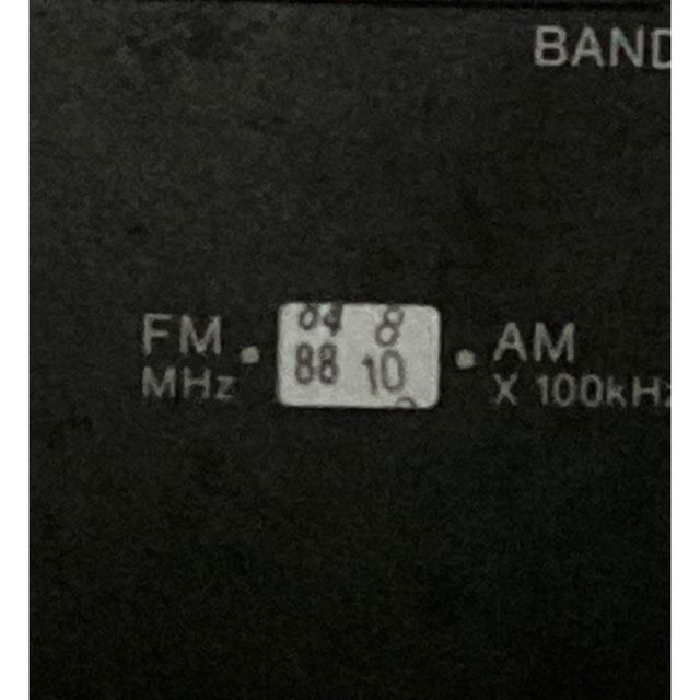 SONY(ソニー)のSONY ソニー　ICF-620R AM FMカードラジオ 正常動作　中古品 スマホ/家電/カメラのオーディオ機器(ラジオ)の商品写真