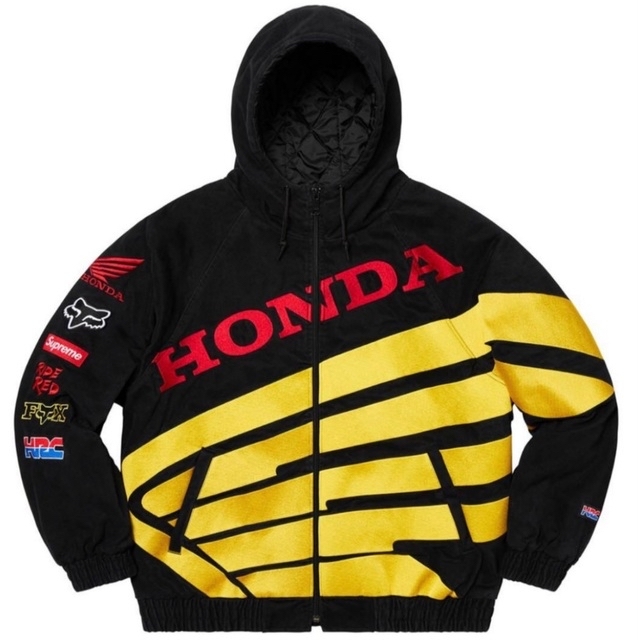 Supreme/Honda/Fox Racing Puffy Zip Up  M