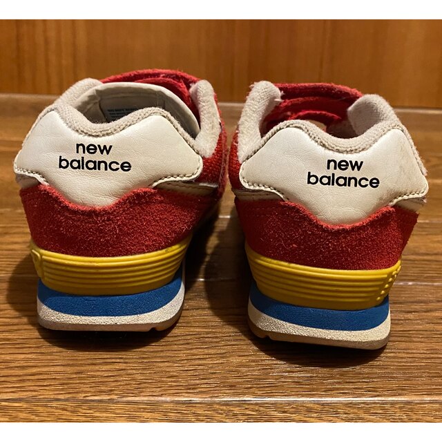 New Balance(ニューバランス)のキッズスニーカー　ニューバランス 16.5cm 赤 キッズ/ベビー/マタニティのキッズ靴/シューズ(15cm~)(スニーカー)の商品写真