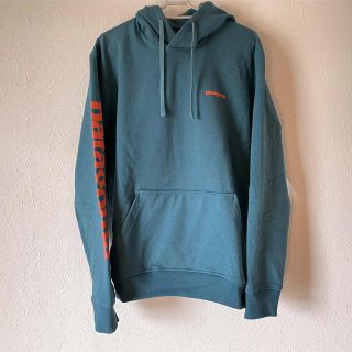 パタゴニア(patagonia)の☆レア・パタゴニア・テキストロゴアップライザル・フーディ☆(スウェット)