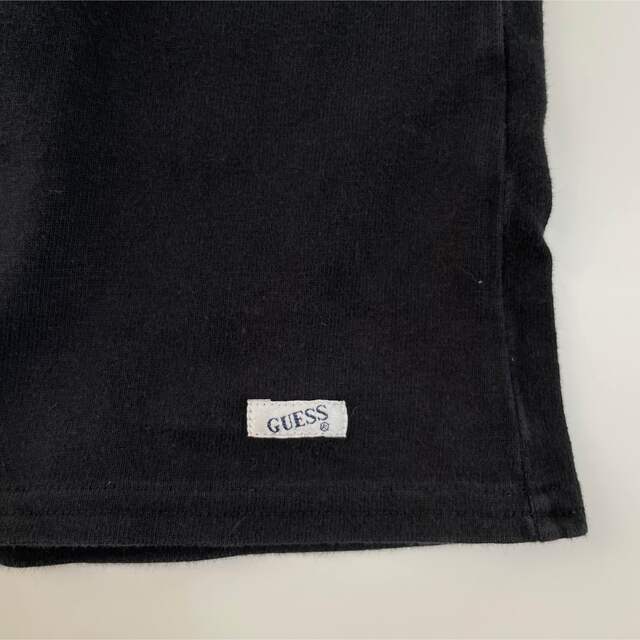 GUESS(ゲス)のGUESS  ゲス 長袖 Tシャツ ブラック ビッグプリント メンズM メンズのトップス(Tシャツ/カットソー(七分/長袖))の商品写真
