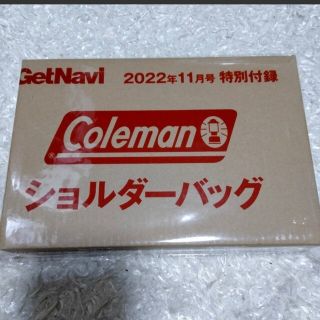 コールマン(Coleman)のゲットナビ GetNavi 11月号 付録(ボディーバッグ)