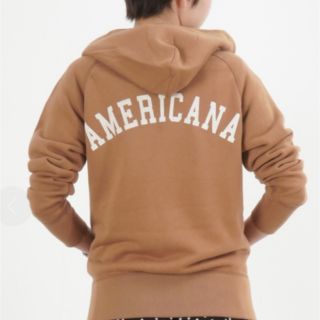 アメリカーナ(AMERICANA)のレンゲ様専用。バックプリントジップパーカー(パーカー)