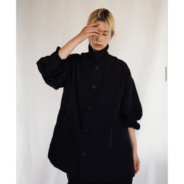 ENOF  twill coat  Black レディースのジャケット/アウター(その他)の商品写真