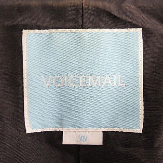 VOICEMAIL(ヴォイスメール)のヴォイスメール ジャケット テーラード シングル 長袖 ウール 38 グレー レディースのジャケット/アウター(その他)の商品写真