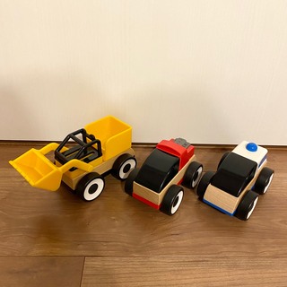 イケア(IKEA)のIKEA リラブー / LILLABO おもちゃ 車　3台セット(ミニカー)