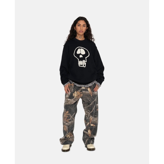 STUSSY - SKULL SWEATERの通販 by nana's shop｜ステューシーならラクマ