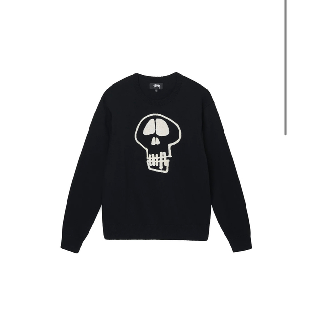 ★韓国の人気★【STUSSY】★SLEEVE LOGO SWEATE.R★ニット★ ☆韓国の人気☆【STUSSY】☆SLEEVE LOGO SWEATE.R☆ニット