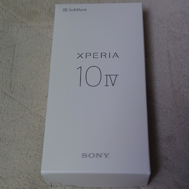 スマートフォン本体SONY Xperia 10 IV SIMフリー ホワイト 新品　未使用　本体